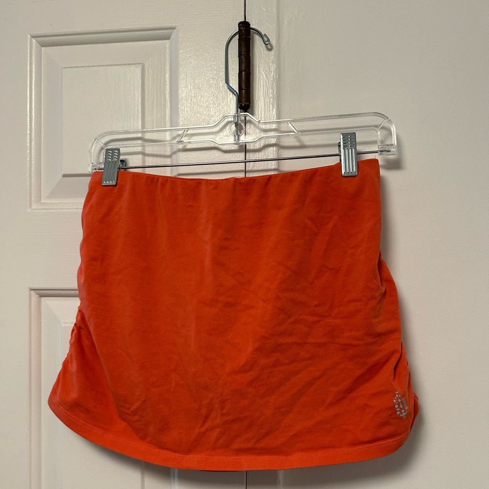 Free People Orange Skirt